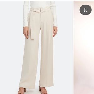 Vince by Vince Camuto Belted Wide Leg Pants